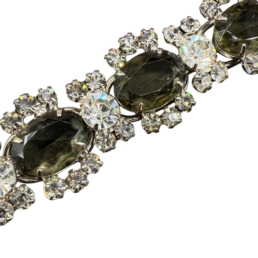 Juliana gray oval rhinestone bracelet up close.jpg