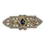 1980s Deco Revival Brooch