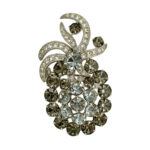 Exquisite Eisenberg Rhinestone Pin Brooch
