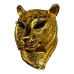 Vintage cat scarf pin.