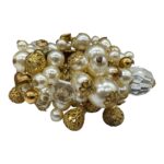 Vintage Faux Pearl Cha Cha Bracelet