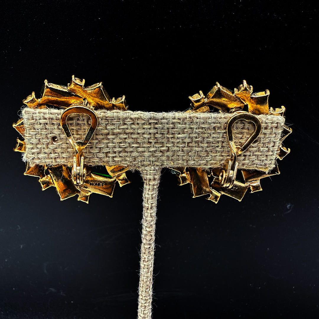 Monet 2000s rhinestone earrings.