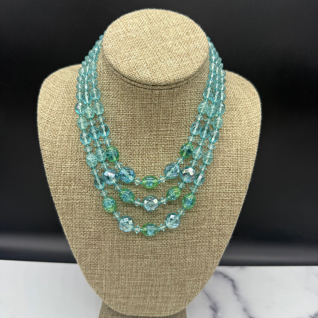 West German bead necklace.