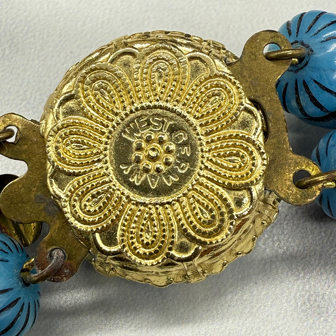 West German resin necklace.