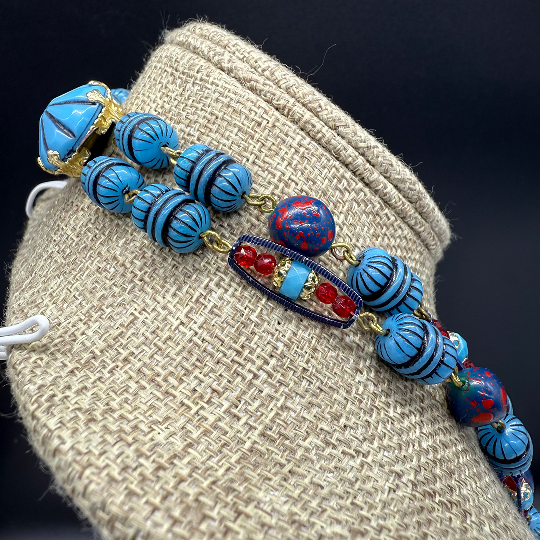 West German resin necklace.