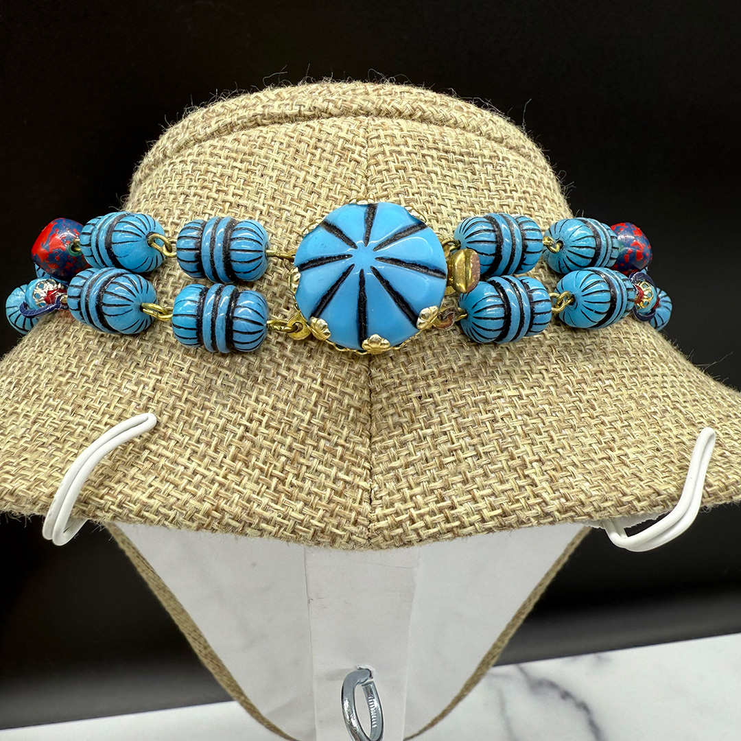 West German resin necklace.